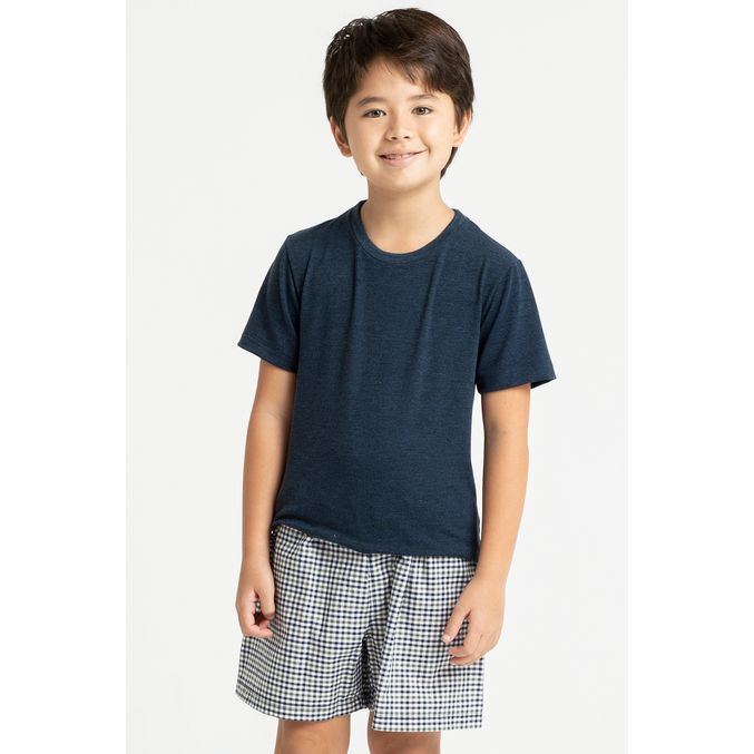 635.3811_MAR_001_Pijama Curto-Infantil-Viscose-e-Tricoline